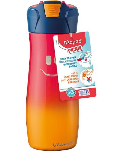 Бутилка за вода Maped Concept Kids - Червена, 580 ml  - 4